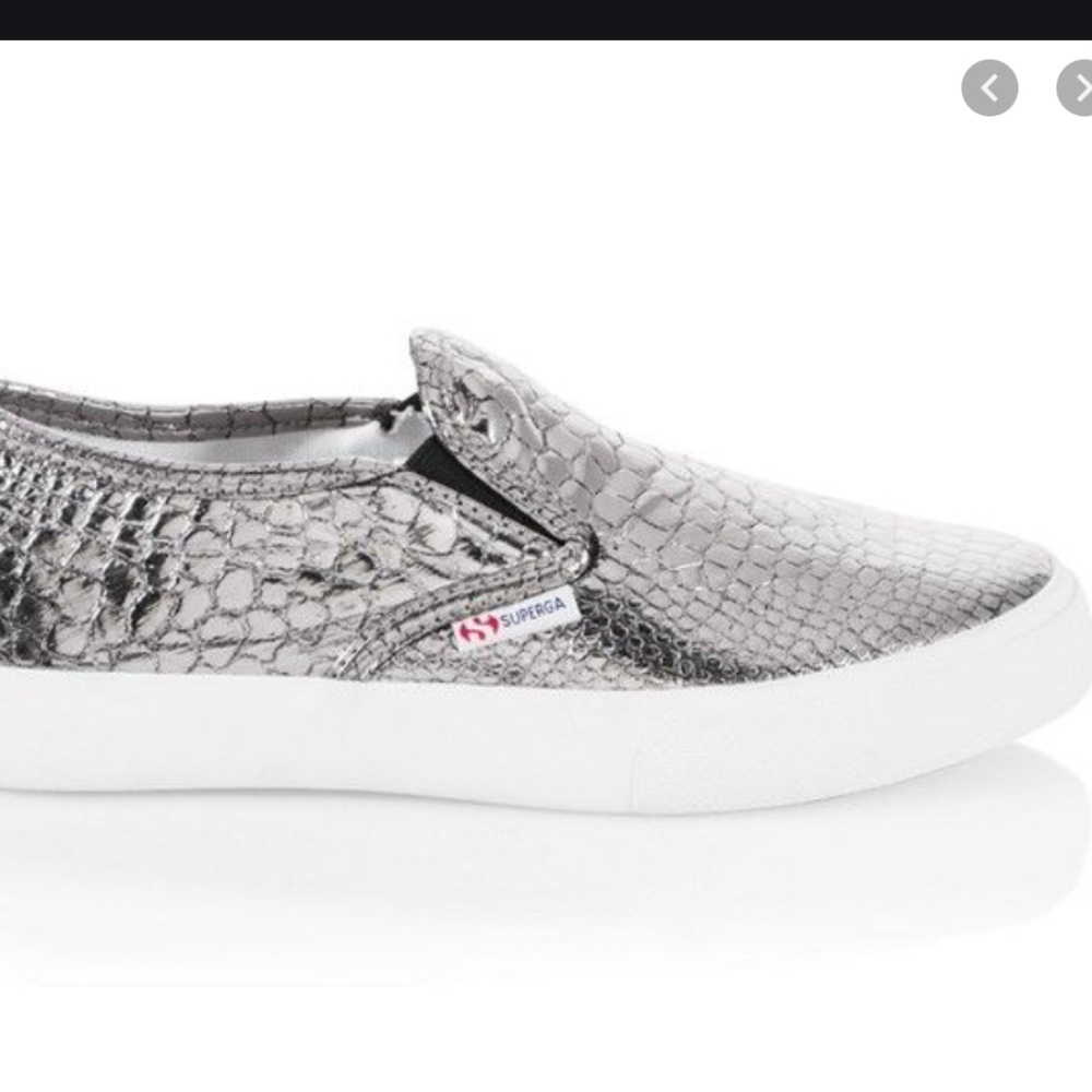 Superga Metallic Snake Slip On